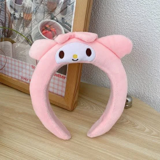 My Melody Pembe Peluş Makyaj Saç Bandı