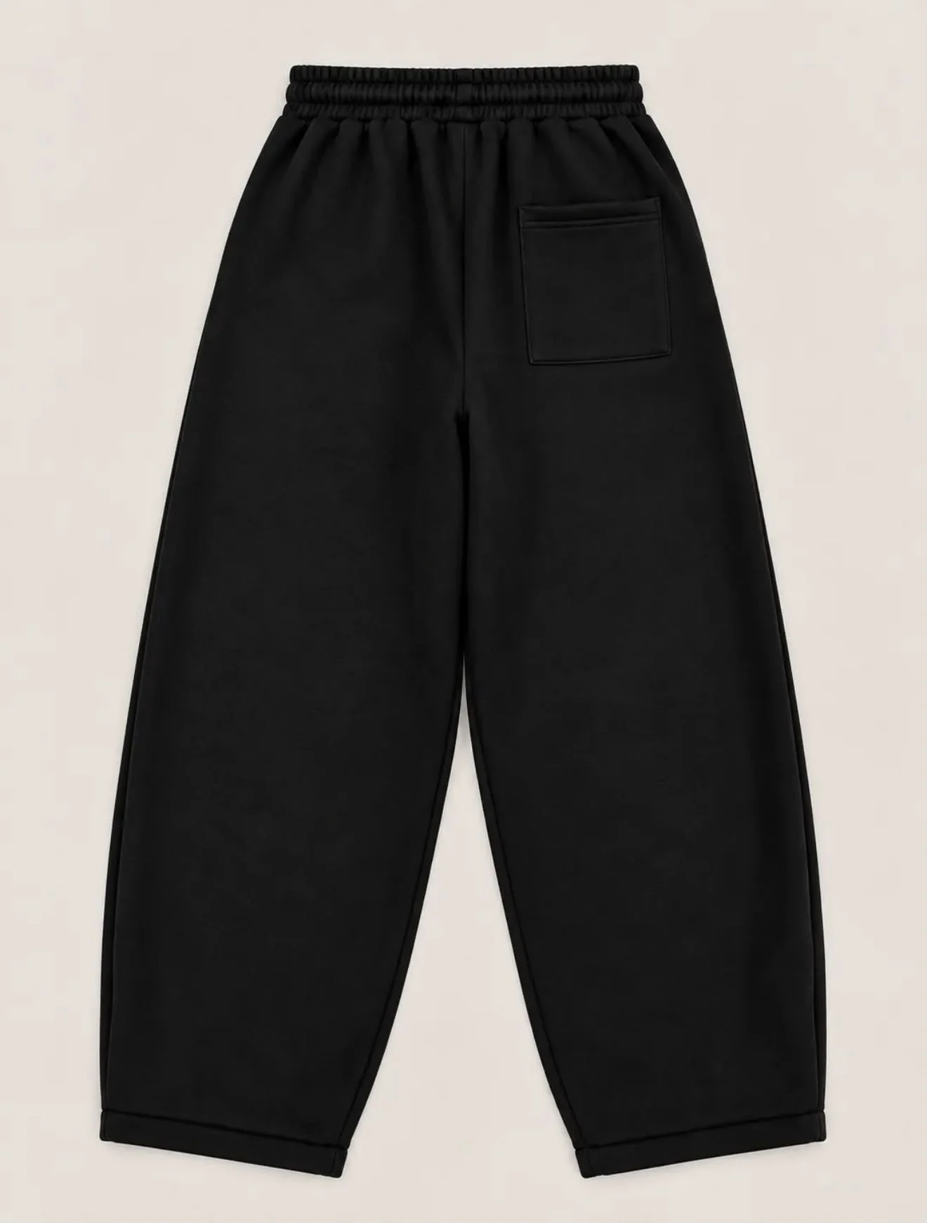 Oversize Siyah Eşofman - Görsel 4